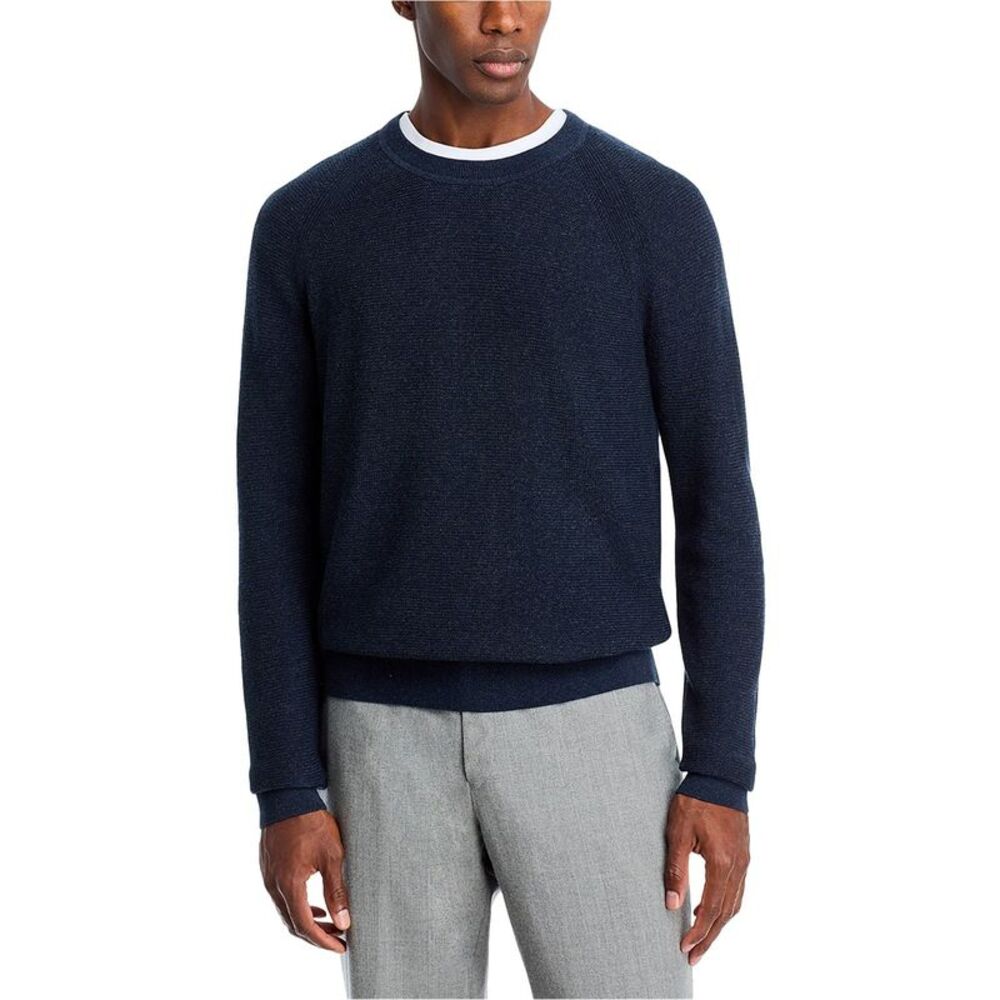 Michael Kors Mens Modern-Fit Textured Pullover Sweater, NWT